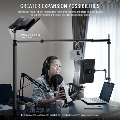 NEWER NK002 Camera Camera Mount Platform مع حامل الهاتف/2 رؤوس الكرة/القماش/CLAMP SUPR in Saudi Arabia