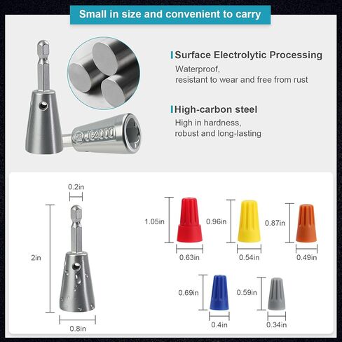 4 PCS أداة تعويدية الأسلاك المترقية للتدريب 2025 إصدار ، Twister للأسلاك متعددة الوظائف ، Twister الأسلاك خفيفة الوزن من الأسلاك المتوافقة مع تدريبات الطاقة ، مقابل 1.5/2.5/4/6 مم مربع (9-22) الأسلاك in Kuwait