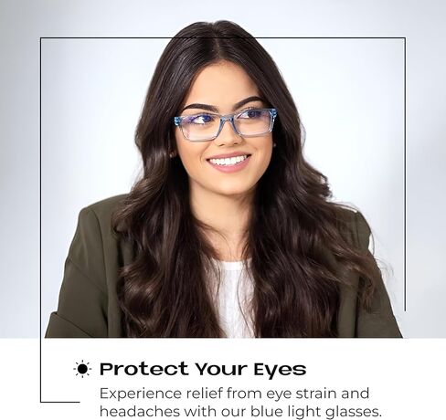 Readerest Blue Light Blocking Reading Glasses (Light Blue 1.50 Magnification) - Computer Reading Glasses With Thin Reflective Lens, Anti Glare & Eye Strain, UV Protection, Glasses for Men and Women in Saudi Arabia