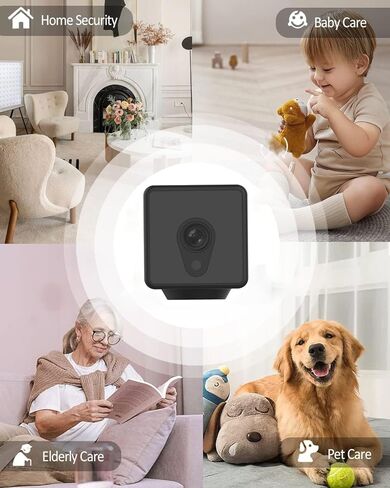 Wireless WiFi Security 4K Camera Home Mini Camera Indoor Camera صغيرة في الهواء الطلق كاميرات محمولة في الهواء الطلق منزل صغير مربية الكلاب الكاميرا الكاميرا بطارية الكاميرا الجسدية 148 زاوية واسعة الكشف عن حركة الرؤية in Kuwait