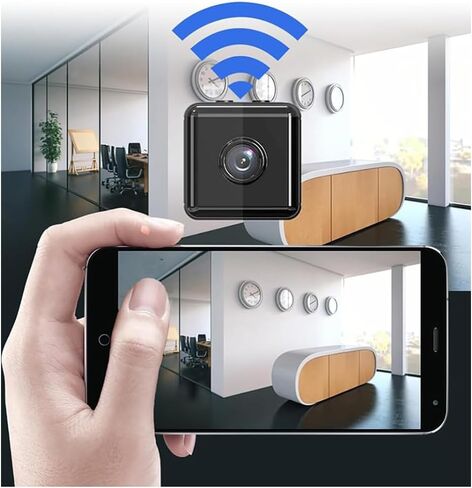 Wireless WiFi Security Camera HDDE Home Cameras Outdoor Cameras House 1080p Car Camaras Smart Home Camara Baby for House Outdoor Cams App Mobile App Armote Security Pet Dog No Need WiFi WiFi Camera in Kuwait