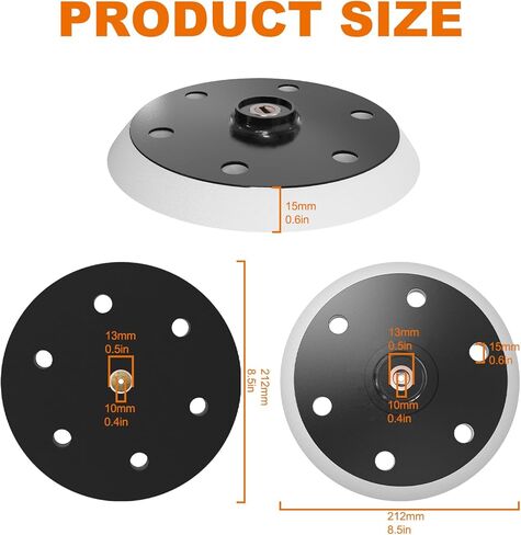 Maxxt 8.5 "Drywall Sander Sanding Disc ، بدلة لـ Maxxt Drywall Sander R7202 ، Sander الجدار الكهربائي R7202-F in Kuwait