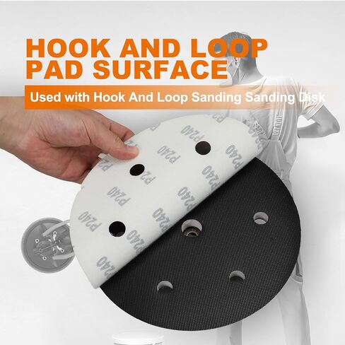 Maxxt 8.5 "Drywall Sander Sanding Disc ، بدلة لـ Maxxt Drywall Sander R7202 ، Sander الجدار الكهربائي R7202-F in Kuwait