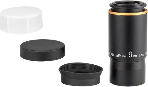 SVBONY Telescope Eyepiece 9mm 66 Degree Ultra Wide Angle Bundle with Barlow Lens 2X with M42 Thread, for Astronomical Observations in Saudi Arabia