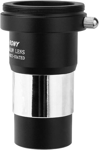 SVBONY Telescope Eyepiece 9mm 66 Degree Ultra Wide Angle Bundle with Barlow Lens 2X with M42 Thread, for Astronomical Observations in Saudi Arabia