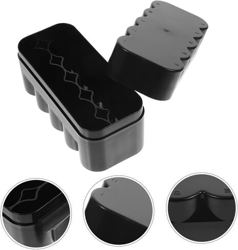 POPETPOP Black Film Storage Box Hard Plastic Case for Shock Resistant Film Holder and Empty Canister Organizer for Home Supplies in Saudi Arabia