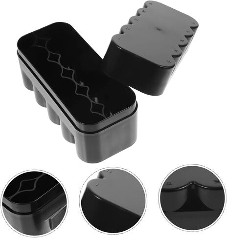 balacoo Black Film Container Storage Box Hard Plastic Film Canisters Holder with Shockproof Design Large Capacity Camera Reel Case and Protection in Saudi Arabia