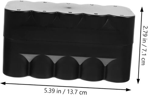 POPETPOP Black Film Storage Box Hard Plastic Case Shock Resistant Film Holder Organizer for Home with Refrigerated Safe Design in Saudi Arabia