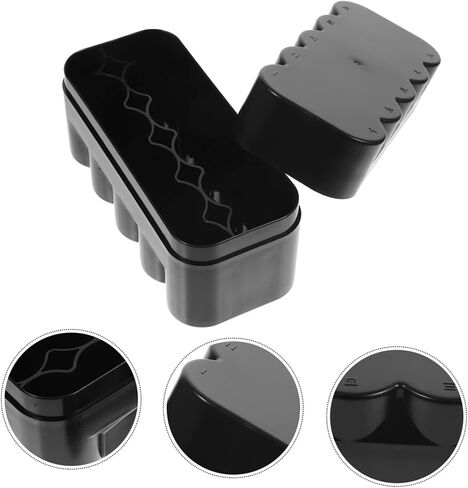 POPETPOP Black Film Storage Box Hard Plastic Case Shock Resistant Film Holder Organizer for Home with Refrigerated Safe Design in Saudi Arabia