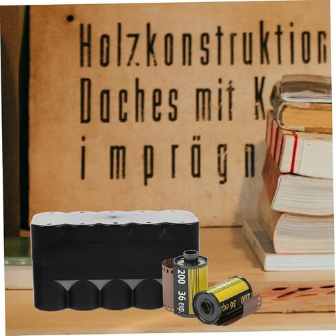 POPETPOP Black Film Storage Box Hard Plastic Case Shock Resistant Film Holder Organizer for Home with Refrigerated Safe Design in Saudi Arabia