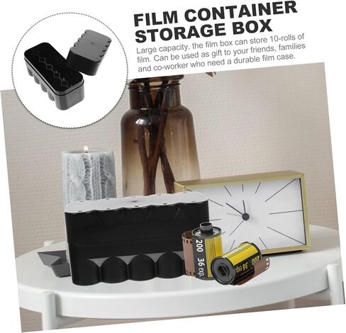 Mipcase Film Storage Box Hard Plastic Canisters Case Shock Absorption Pressure Weather Resistant Camera Film Holder Organizer for Home Use in Saudi Arabia