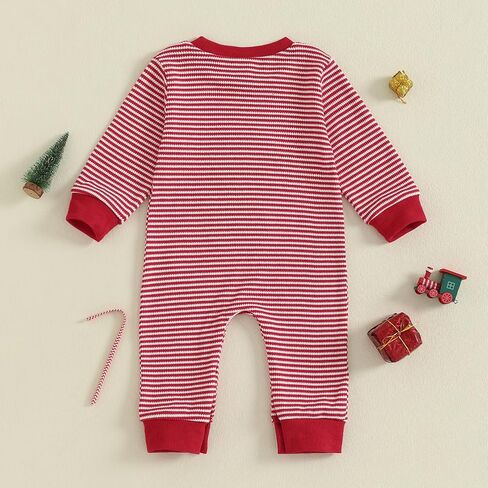 Girls Valentines Day Outfit Heart Love Romper Pink Striped Jumpsuit Cute Newborn Baby Girl Clothes Spring in Kuwait