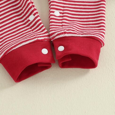 Girls Valentines Day Outfit Heart Love Romper Pink Striped Jumpsuit Cute Newborn Baby Girl Clothes Spring in Kuwait