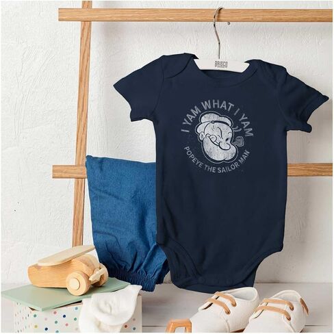 Brisco Brands Popeye Sailor Man quote ما أنا يام بيبي رومبير الأولاد أو الفتيات in Saudi Arabia