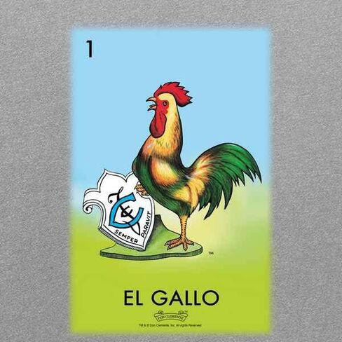 Pop Threads El Gallo Rooster Loteria Card Mexican Bingo Infant Baby Boy Girl Bodysuit in Saudi Arabia