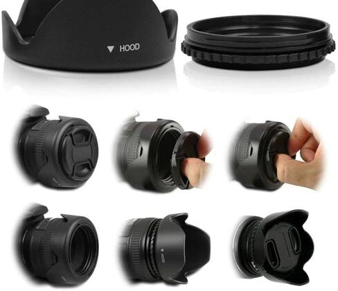 67MM UV Filter + Reversible Lens Hood for Sigma 100-400mm f/5-6.3 DG OS HSM Contemporary Lens in Saudi Arabia
