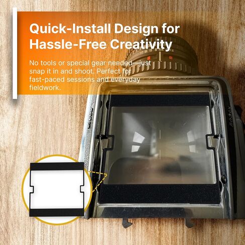 SplashNColor Framing Mask Compatible with Hasselblad Medium Format Cameras - X2D, 907X, X1D II 50C, H6D, 500C, SWC, XCD, Lens Accessory for Panoramic Shooting in Saudi Arabia