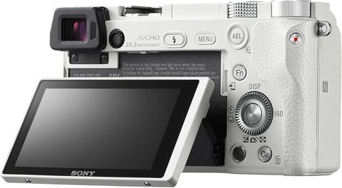 Sony Alpha a6000 Mirrorless Camera with 16-50mm Lens (Silver) with Bag, 64GB Memory Card, Card Reader, Plus Essential Accessories in Saudi Arabia