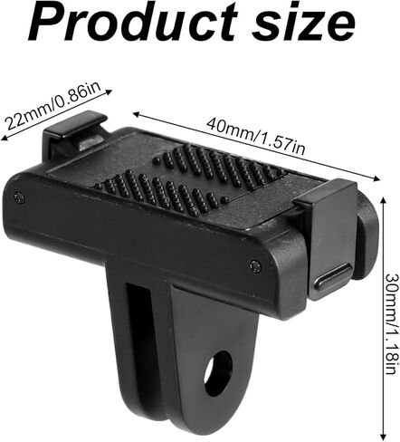 2PCS MAGNECT CAMERA MATTE لـ DJI OSMO ACTION 5 PRO/4/3 ، محول الإصدار السريع مع إكسسوارات كاميرا سيلوود لتوسيع ترايبود توسع مغناطيسي قوي in Kuwait