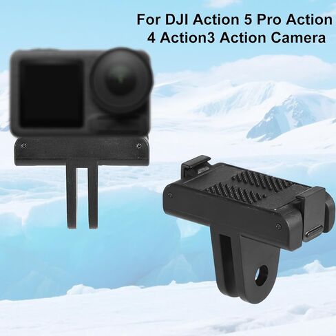 2PCS MAGNECT CAMERA MATTE لـ DJI OSMO ACTION 5 PRO/4/3 ، محول الإصدار السريع مع إكسسوارات كاميرا سيلوود لتوسيع ترايبود توسع مغناطيسي قوي in Kuwait