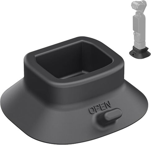 NEEWER Charging Adapter Base Compatible with DJI Osmo Pocket 3 Gimbal, Type C Charging with 1/4" Thread Arca Type Dovetail, Magnetic Folding Fingers for Tripod & Action Camera Mount Accessories, AC018 in Saudi Arabia