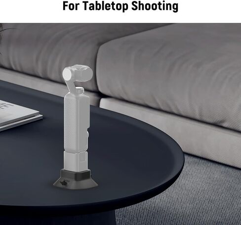 NEEWER Charging Adapter Base Compatible with DJI Osmo Pocket 3 Gimbal, Type C Charging with 1/4" Thread Arca Type Dovetail, Magnetic Folding Fingers for Tripod & Action Camera Mount Accessories, AC018 in Saudi Arabia