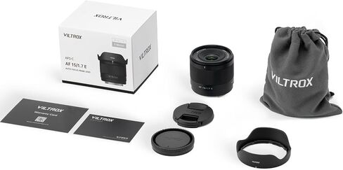 Viltrox AF 15mm F1.7 AIR APS-COTICUS AUTOFSUS متوافقة مع كاميرات سوني الإلكترونية A6400 A6500 A6600 ZV-E10 FX30 A6700 ZC-E10II A7Rⅲ A7Rⅲ A7Rⅳ in Kuwait
