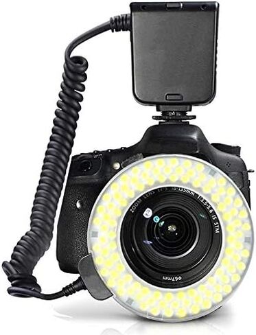 Dual Macro LED Ring Light/Flash Compatible with Nikon D3300 (Applicable for All Nikon Lenses) in Saudi Arabia