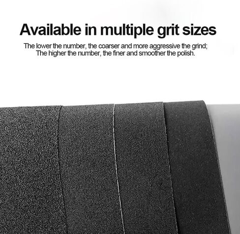 24 PCS Sandpaper, 12 Grits Assorted Assorted Grit Sandpaper Sheets for Wood Metal Sanding and Automotive Polishing, 120/150/180/240/320/400/600/800/1000/1500/2500/3000 Grit in Saudi Arabia