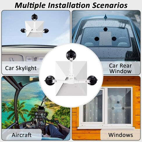 Starlink Mini Car Mount - شفط القوة الصناعية لـ RVs والقوارب والرحلات على الطرق - إشارة مسبقة بالرياح 75 ميلاً في الساعة in Saudi Arabia