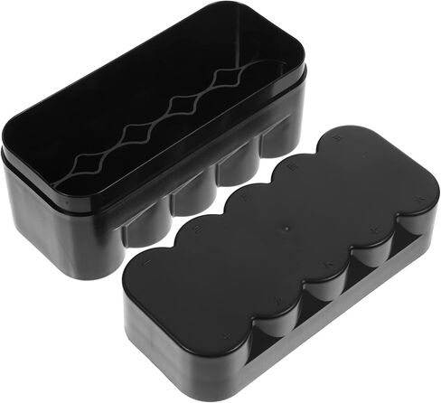 Mikikit Black Film Storage Box العلبة البلاستيكية الصلبة مع امتصاص الصدمات وتصميمه لحامل علبة الأفلام الواقية مناسبة للتخزين المنزلي والتبريد in Saudi Arabia