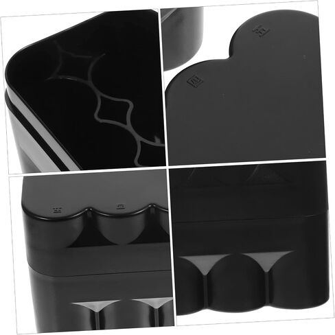 Mikikit Black Film Storage Box العلبة البلاستيكية الصلبة مع امتصاص الصدمات وتصميمه لحامل علبة الأفلام الواقية مناسبة للتخزين المنزلي والتبريد in Saudi Arabia