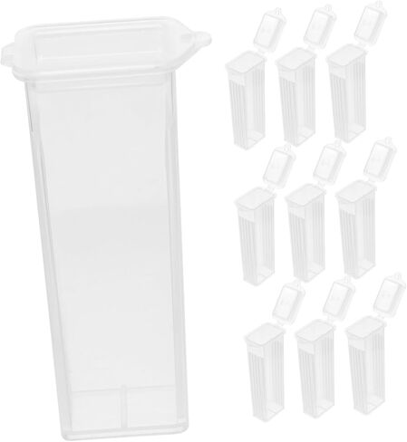 Mikikit 10 Pcs Slide Cases with Slotted Channels for Safe Separation Abs Pathological Slide Boxes Snaps Easy Clean Storage and Lab Supplies in Kuwait