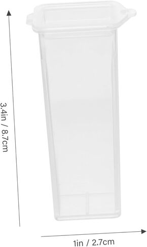 Mikikit 10 Pcs Slide Cases with Slotted Channels for Safe Separation Abs Pathological Slide Boxes Snaps Easy Clean Storage and Lab Supplies in Kuwait