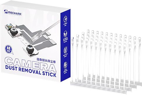 【Mechanic】 CD48 48 Pieces/Box Camera Lens Dusting Stick Resin Synthetic Stick Dust Fingerprint Removal for Phone Lens Screen Portable Cleaner in Saudi Arabia