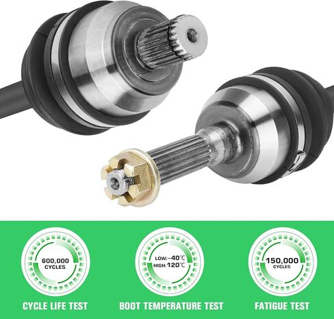 Youxmoto Front CV Axle Fit for Polaris Sportsman 450/570 2015-2022; 2015 Sportsman ETX/forest 570; 4340 Chromoly Steel Front Left/Right CV Axle Drive Shaft; for 1332931 in Kuwait