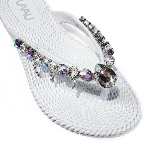 LAVAU Flip Flops for Women Dressy Rhinestone Thong Sandals for Summers Dress Beach in Kuwait
