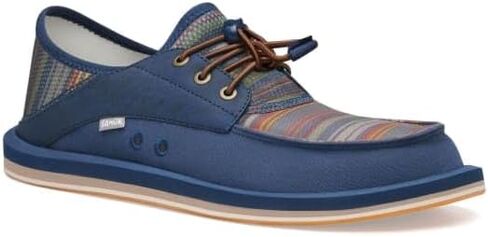 Sanuk 1134671-NCSR-08 Men's Boatie St Print Navy Coastal Stripe 8 in Saudi Arabia