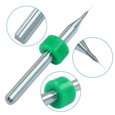 10 Pcs PCB Micro Drill Bit Set, 1/8" Shank 0.4mm Micro Drill Bit in Kuwait