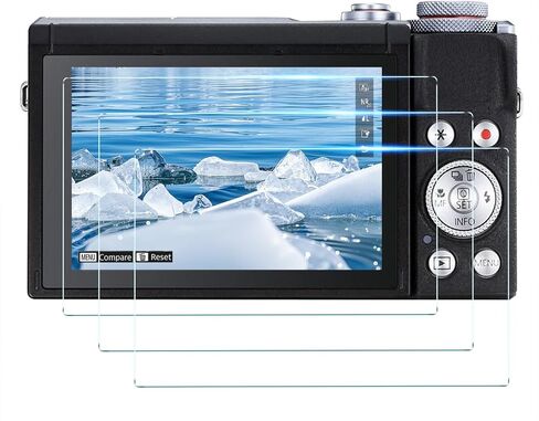 واقي الشاشة لكاميرا Canon G7 X Mark III ، 9H صلابة الزجاج المقاوم ، مقاوم للخدش ، خالية من الفقاعات ، مقاومة للغبار ، [3 عبوة] in Kuwait
