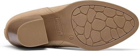 Mysoft Women's Onkle Boots v Cut Side Side Side Plant Careed Cykeny Cheel Booties with side zipper in Saudi Arabia