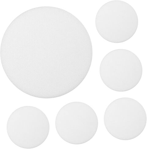 Happyyyami 6pcs راحة العين سقف سقف لوحة نشر مستدير لمادة نشر LED لتركيبات التثبيت سهلة التصميم الأنيق لإضاءة المكاتب المنزلية in Kuwait