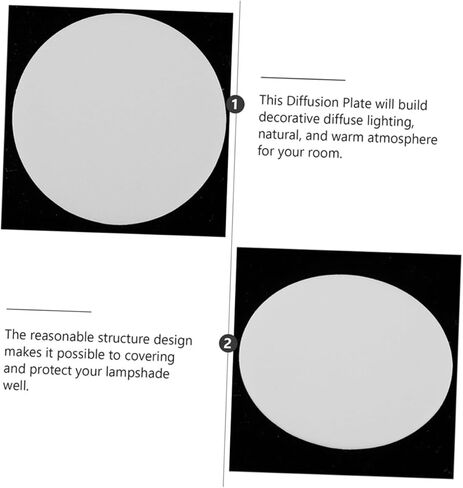 LIFKOME 20Pcs Round LED Diffuser Plates Dazzling Shading Cover for Recessed Lighting Easy Installation Suitable for Living Room and Bedroom Enhances Brightness in Saudi Arabia