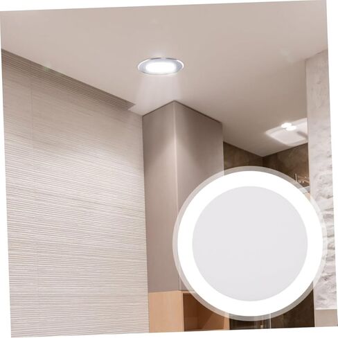 LIFKOME 20Pcs Round LED Diffuser Plates Dazzling Shading Cover for Recessed Lighting Easy Installation Suitable for Living Room and Bedroom Enhances Brightness in Saudi Arabia