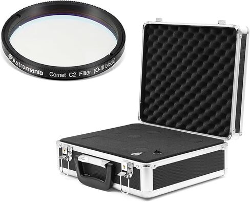 Astromania 2 Inch Upgrated O-III Filter - Bundle with - 1.25 Inch Telescope Eyepiece Case in Saudi Arabia