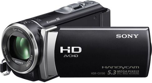 Sony HDR-CX190 عالية الدقة Handycam 5.3 MP Camcorder (2012 Model) (متجدد) in Kuwait