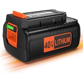 40 Volt MAX 2.0Ah Replacement for Black and Decker 40V Lithium Battery,LBX2040 LBXR36 LBXR2036 LST540 LCS1240 LBX1540 LST136W Compatible with All 36V and 40V Black and Decker Power+ Tools in Kuwait