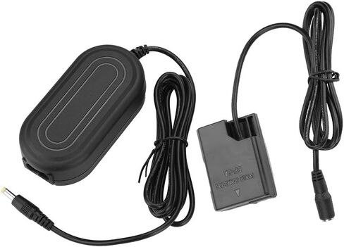 EN-EL14 Dummy Battery DC Coupler Power Adapter لـ D5600 D5500 DC5300 D5500 D5600 D3100 D3200 D3300 D3400 Cameras (SLIP-US BLACK) in Saudi Arabia