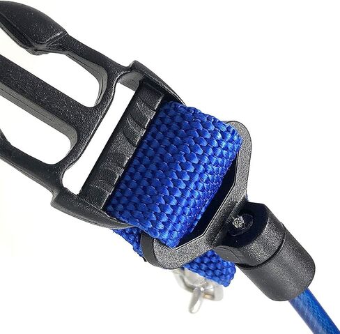 EVGATSAUTO Heavy duty Diving Line with Stainless Steel, Spiral Cord, Safety Line for Diving Cameras and Diving Tools (Green) in Saudi Arabia