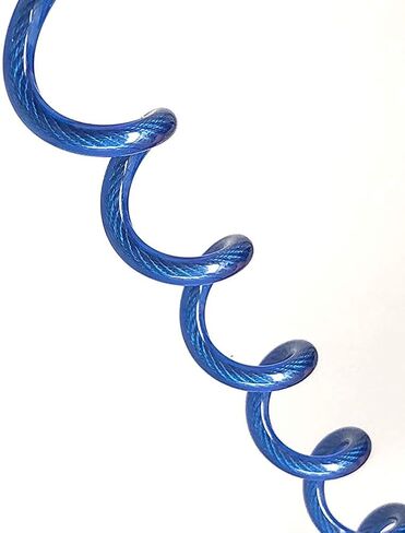 EVGATSAUTO Heavy duty Diving Line with Stainless Steel, Spiral Cord, Safety Line for Diving Cameras and Diving Tools (Green) in Saudi Arabia
